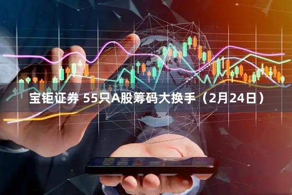 宝钜证券 55只A股筹码大换手（2月24日）