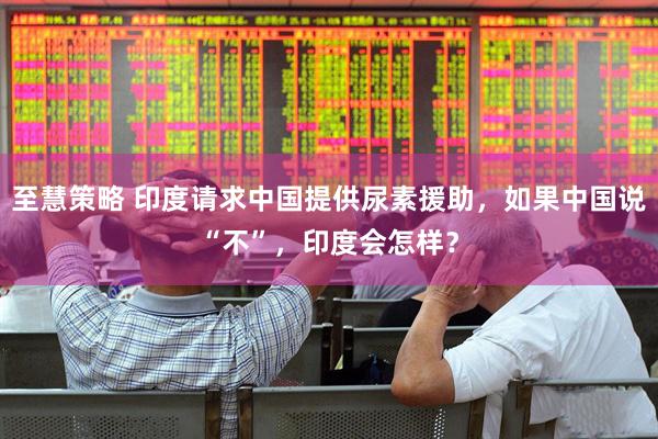 至慧策略 印度请求中国提供尿素援助，如果中国说“不”，印度会怎样？
